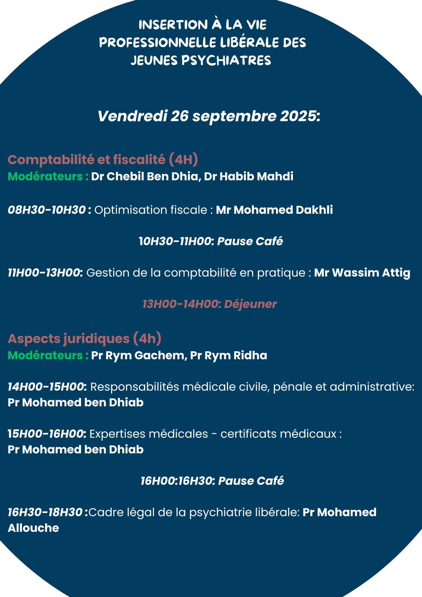 Masterclass insertion professionnelle dans le secteur libéral